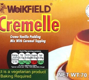 Weikfield Cremelle  Crem Vanilla Pudding 70g