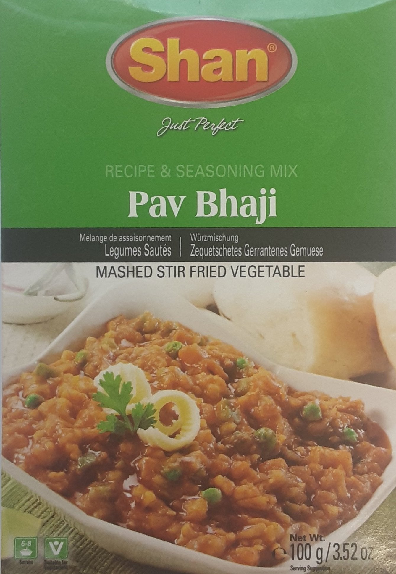 Shan Masala Pav Bhaji 100g Mix & Match Any 2 For £2.50
