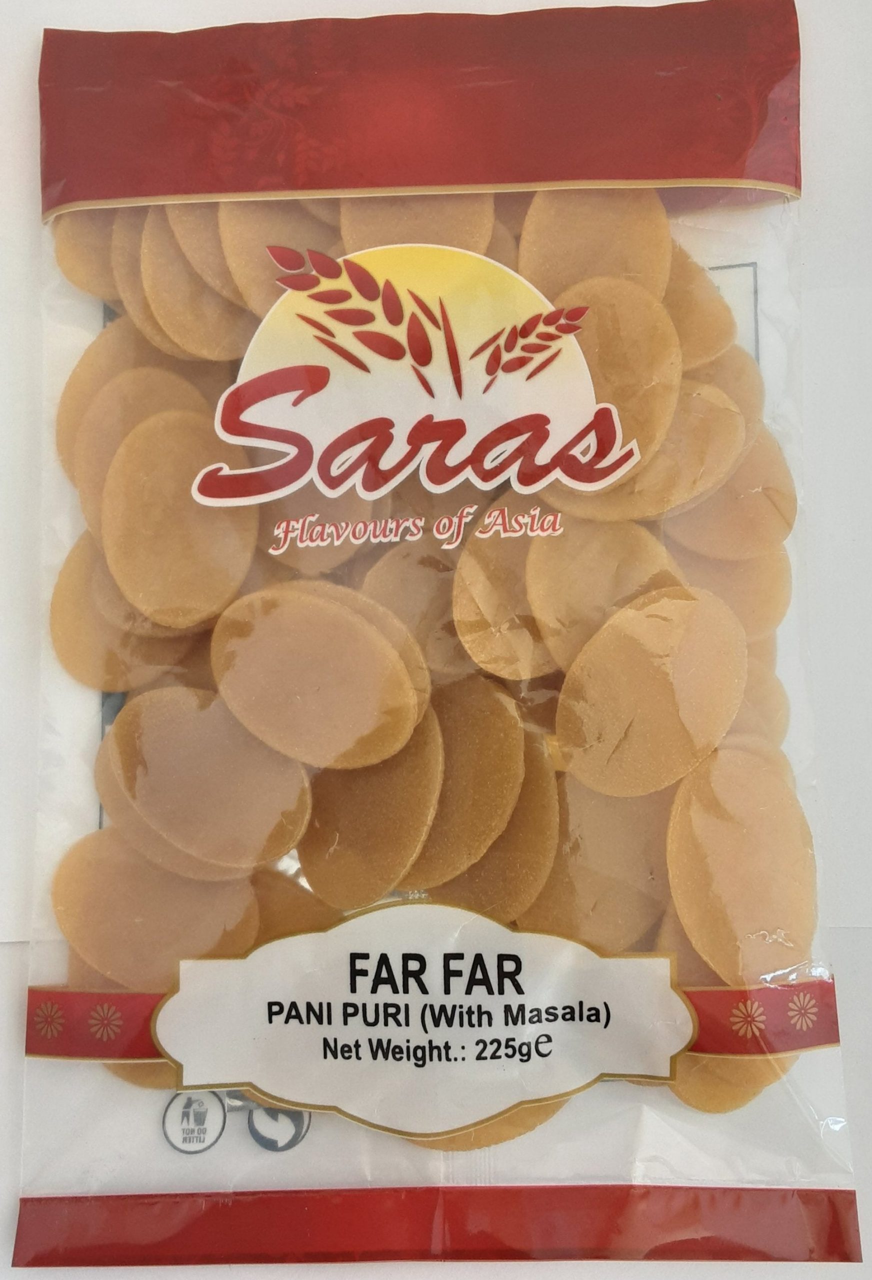Saras Far Far Pani Puri With Masala 225g