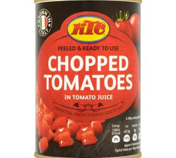 KTC Chopped Tomato 400g 2 For £1.20