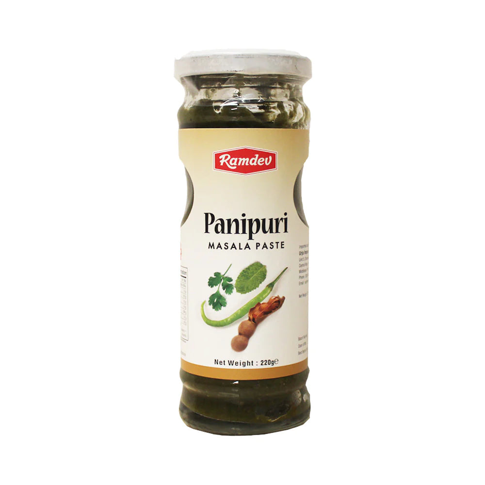 Ramdev Panipuri Masala Paste 220g BBE JAN 2026